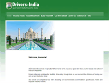 Tablet Screenshot of drivers-india.com